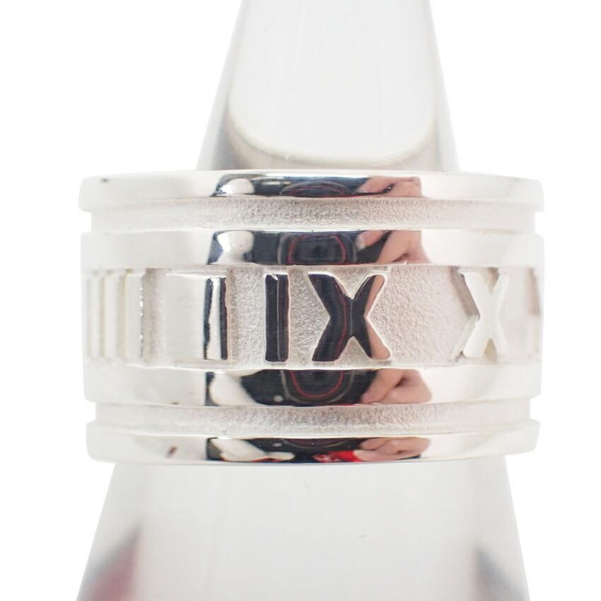 [Pre-owned] TIFFANY 925 Atlas Wide Ring / Size 12 / J76-68