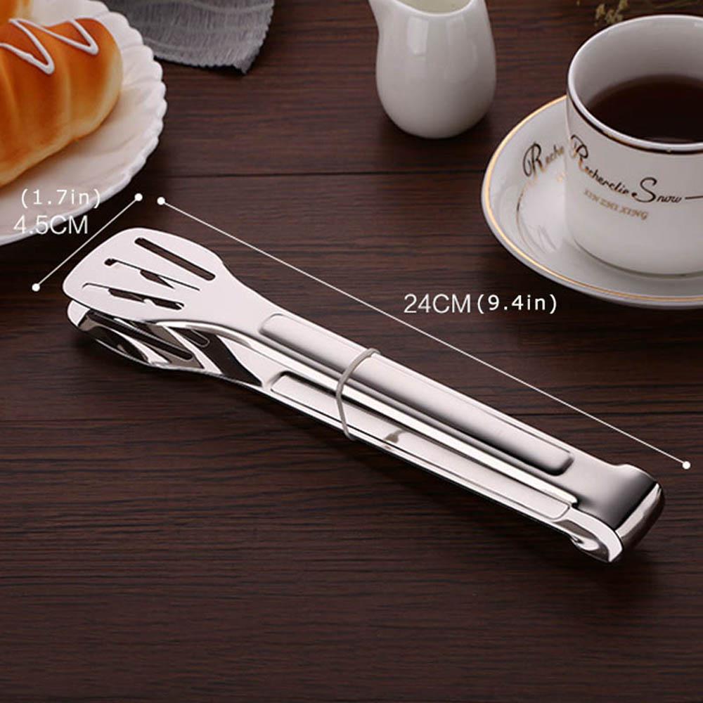 Dessert Bread Clip Anti Heat Clamp Pastry Tools Stainless Steel BBQ Kitchen Utensils Food Tongs