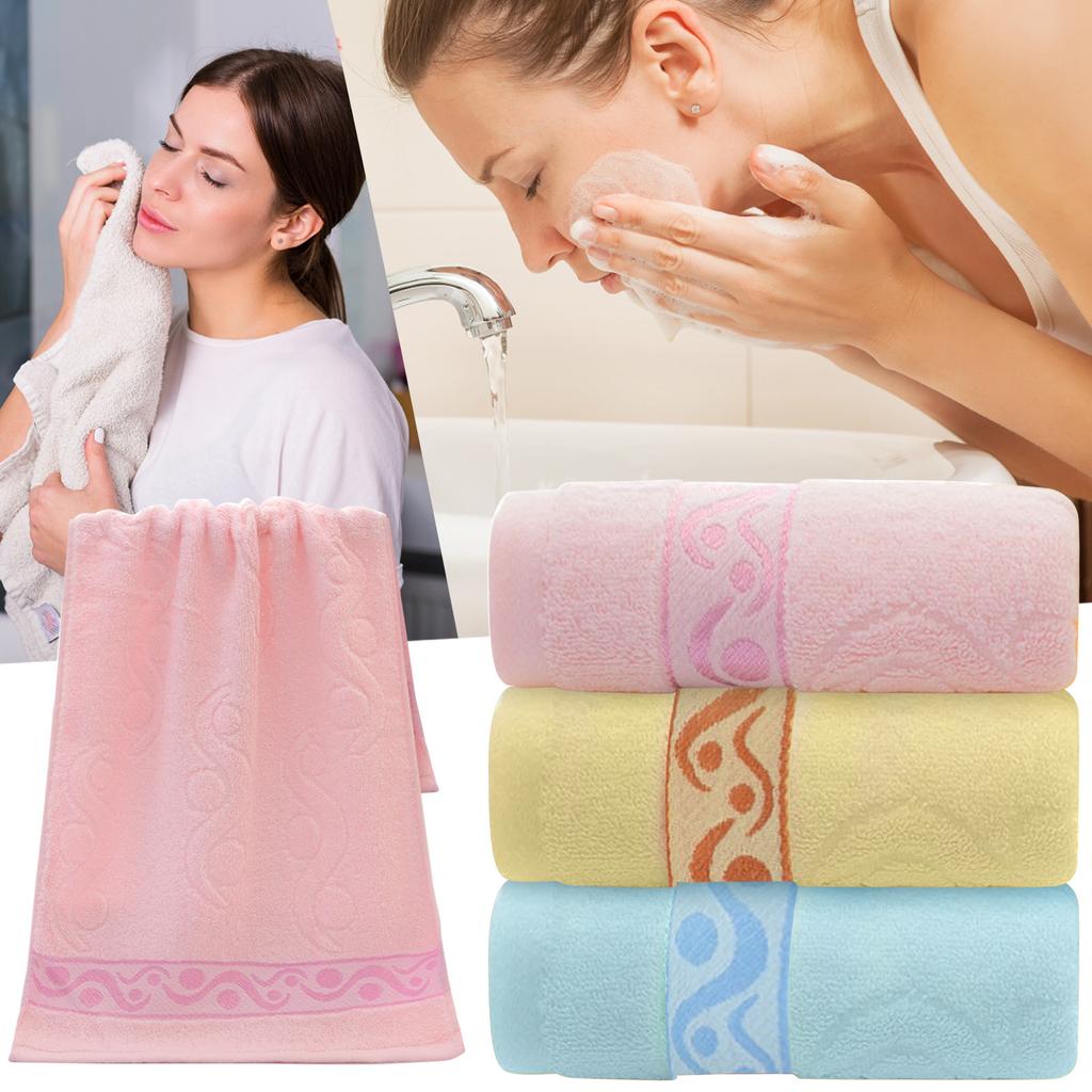 34x74cm Absorbent Quick Drying Soft Face Towel Hair Towel Home Textiles