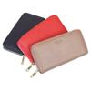Set Product Shrink Leather Handbag Wallet Set ONESIZE Round Zipper Red [Barcos] & Women's