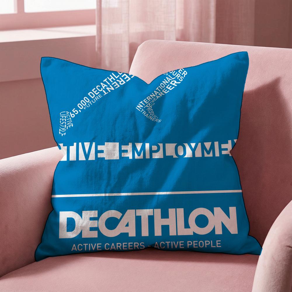 C-Classic D-DecathlonS Cushion Cover Multi-Scene Pillow Cover for Home & Car - Reversible, Soft & Durable for Daily Use