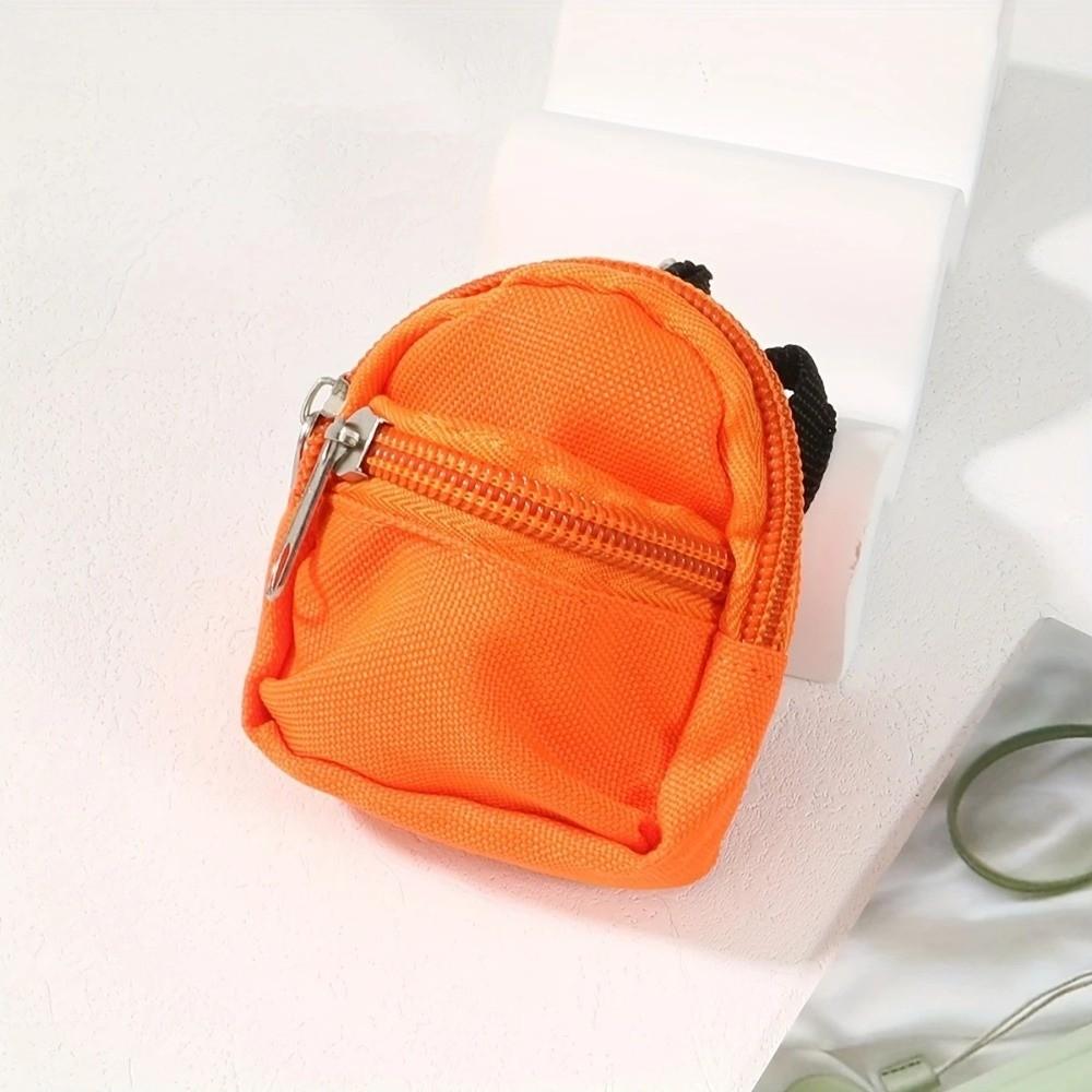 Metal Key Ring Zipper Coin Pouch Nylon Keychain Pouch New Mini Storage Bag Key Organizer