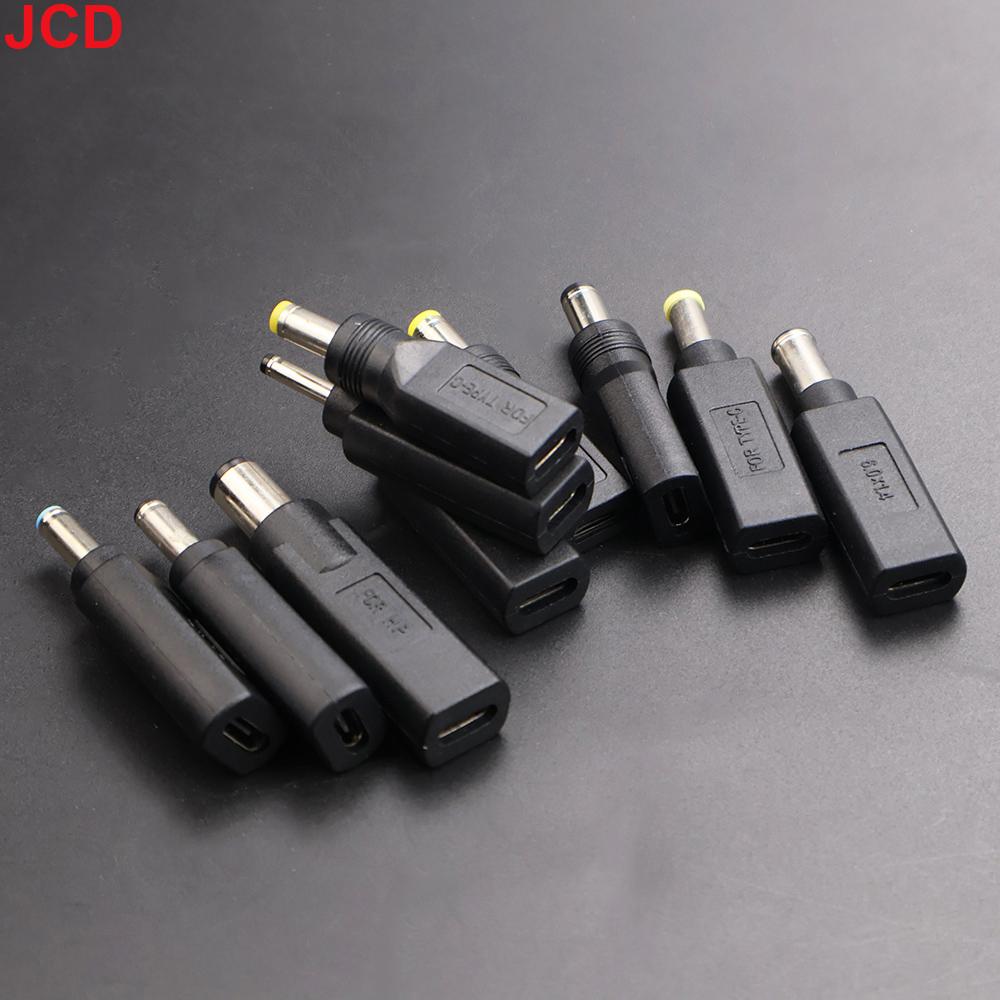 1P USB Type-C Female To DC 7.4x5.0 4.5x3.0 5.5x2.5 5.5x2.1 Male Plug Power Connector Laptop Adapter Converter For Lenovo HP Dell