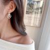 Ladies' Light Luxury Design Elegant And Sweet Heart-Shaped Earrings Fashionable And Versatile Niche Design Earrings