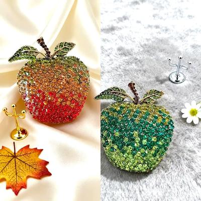 Christmas Eve Apple Retro Literary High-end Accessories Brooch