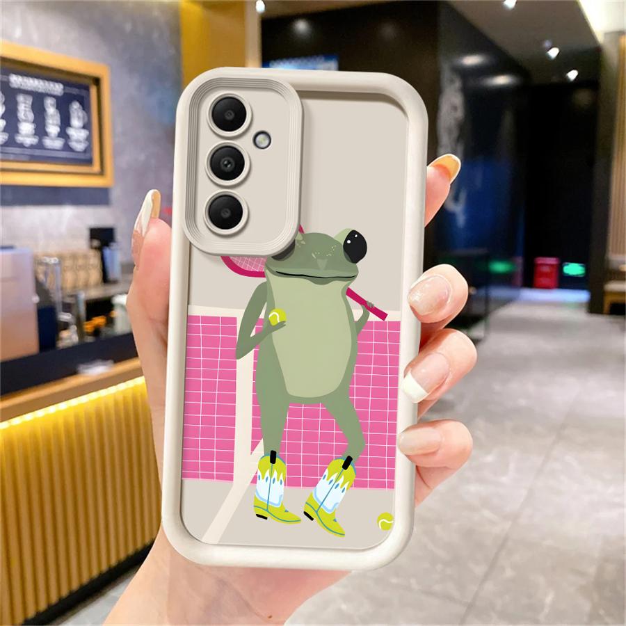 Fashion And Trends Frog Case for Samsung Galaxy A16 A23 A12 A13 A26 A32 A53 A54 A15 A71 A72 A51 A73 A34 A35 A36 A56 Phone Cover