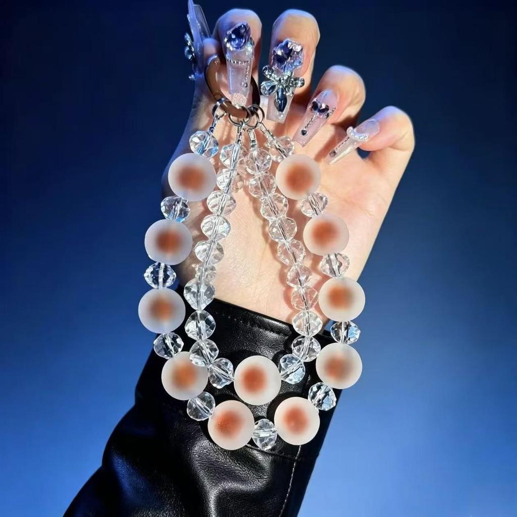 Frosted Beads Universal Phone Chain & Keychain Pendant