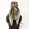 Headscarf Silk Scarf 90cm Women's Headscarf New Versatile Satin Thin Large Square Scarf