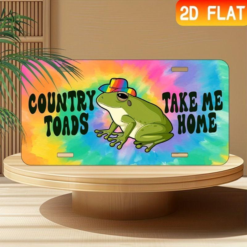 Souvenir Metal License Plate, Custom Auto Sign 15x30cm