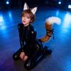 Multiuse Furry Plush Cats Tail Hair Clip and Bendable Tail Props Cosplay Costume Accessories For Women Teens Anime Event