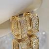 Cao Shi Luxurious Zircon Ear Cuffs: Elegant Earrings for Young Ladies