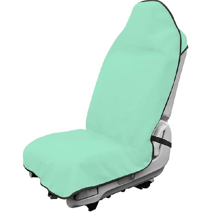 Waterproof Car Towel Seat Cover, Sweating Non-Slip Premium Towel Carseat Cover Protector, Universal Soft Machine Washable Car Truck SUV Front Seat