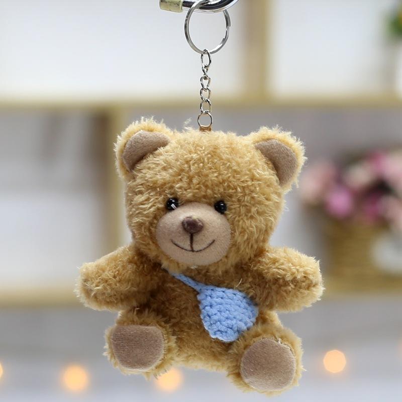 New Backpack Teddy Bear Doll Cute Bear Plush Toy Doll Pendant Keychain Bag Hanging Decoration