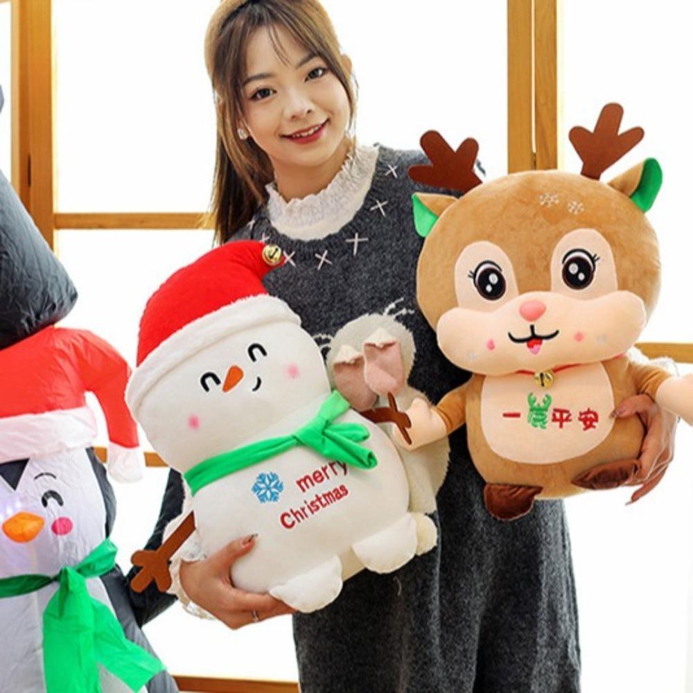 Christmas Tree Christmas Series Plush Toys Soft Santa Claus Elk Plush Doll Ins   Christmas Gift