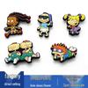 PVC Cute Cartoon Little Soldiers Shoe Charms - Versatile Flower Accessories for Crocs