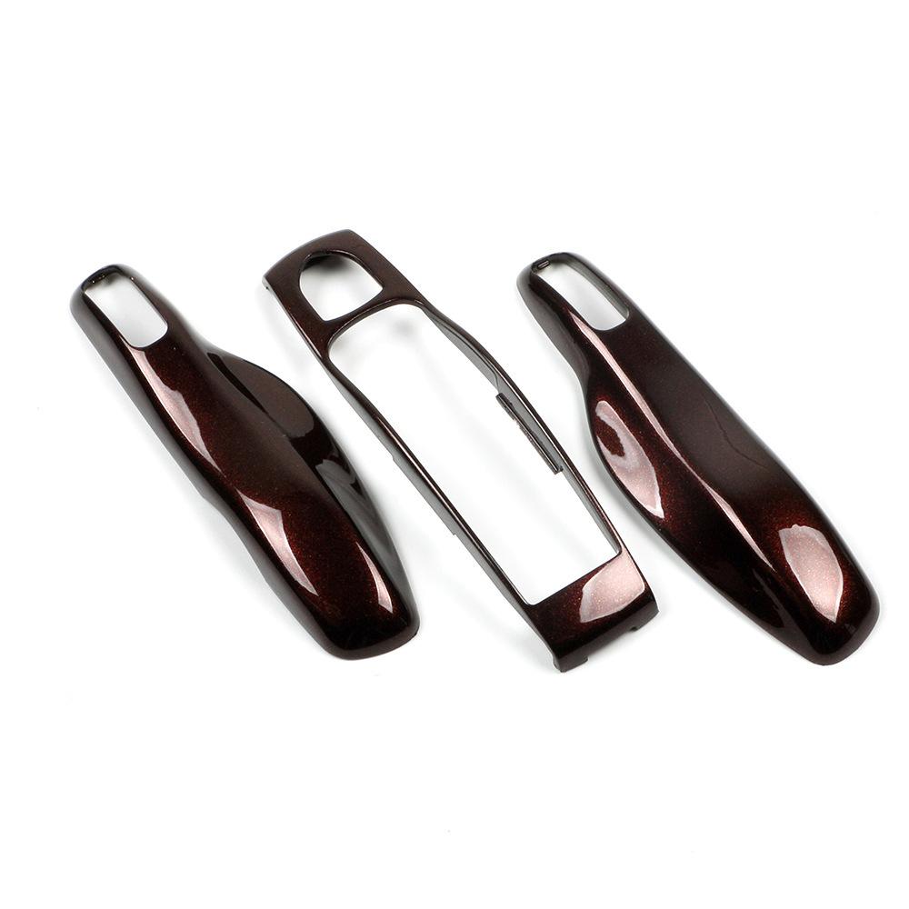 For Porsche Key Cayenne Macan911 Paramela 718 Taycan Mahogany Red Key Case