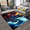 Tappeto HD Classici di Dota2 per Giocatori, Tappeto per Casa Soggiorno Camera da Letto Divano Zerbino Decorazione, Tappeto per Area Giochi Bambini Tappetino Antiscivolo
