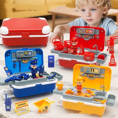 Simulation Tool Kit Set,Children Role Play Game Backpack Box Toy,STEM Learning Educational Pretend Play Kit for Kids Ages 3-8