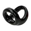 Men's Lock Essence Double Binding Ring Egg Ring Penis Ring Soft Sexy Penis Ring Supplies Adult Supplies