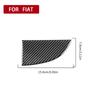 Stylish Accessories Car Air Outlet Panel Cover Carbon Fiber Stickers Car Decorative Accessories for Car for 500