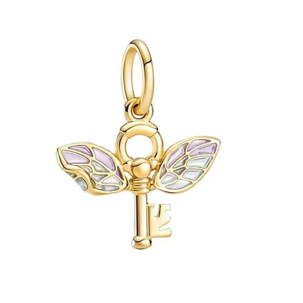 100% Kupfer Dumbo Heißluftballon Charm Perlen Geeignet für Pandora Original Armband DIY Schmuckherstellung