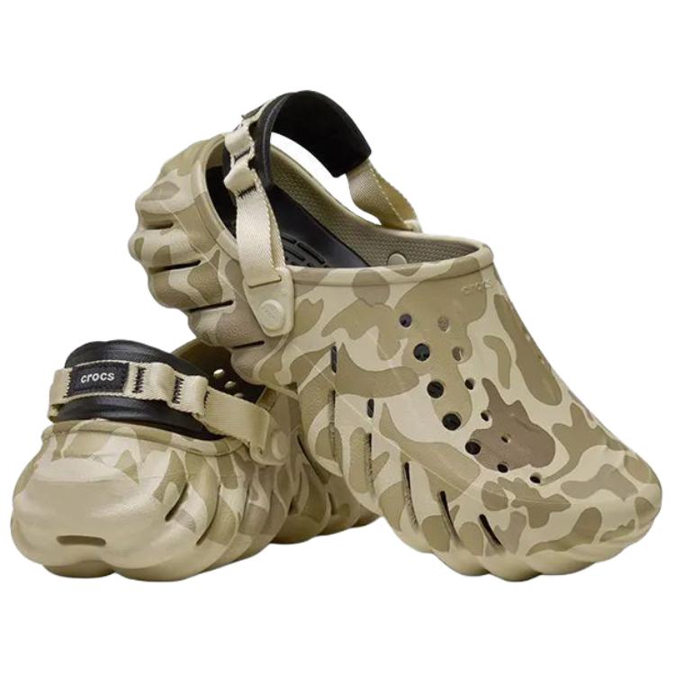 Crocs Echo Clog Duck Camo Unisex Sneakers Multi-Color Bone-Duck-Camo 211981-2YJ