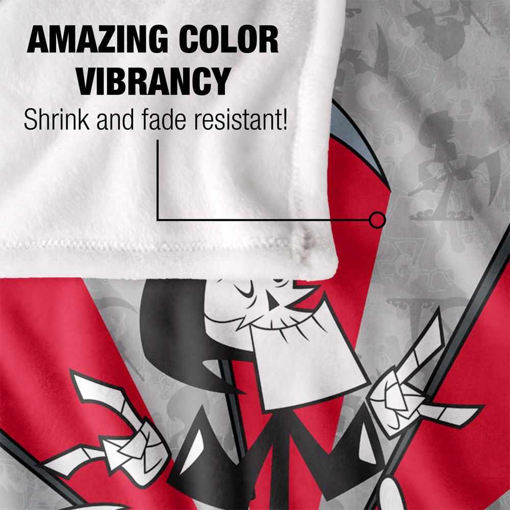 The Grim Adventures Of Billy & Mandy Times Up Silky Supersoft Blanket