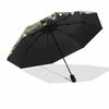 1pc Power Rangers Automatic Opening Folding Umbrella, 3-Fold Design, 8-Bone Iron Frame Outdoor Umbrella, Ideal Gift for Fans, Travelers, Everyday Use,