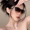New Arrival Popular Women's Sunglasses Punk Sunglasses Unique Oval Sun Glasses Men Goggle Shades Mirror Colorful Y2K Eyewear