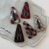 1PcVintage Plaid Triangle Hair Clips Classic Checkered Fabric Barrettes Girls Daily Casual Hair Styling Fashion Hair Accessories