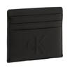 Calvin Klein Embossed Logo Letter Combination Faux Leather Card Holder Women Accessories Black K60K612747BEH
