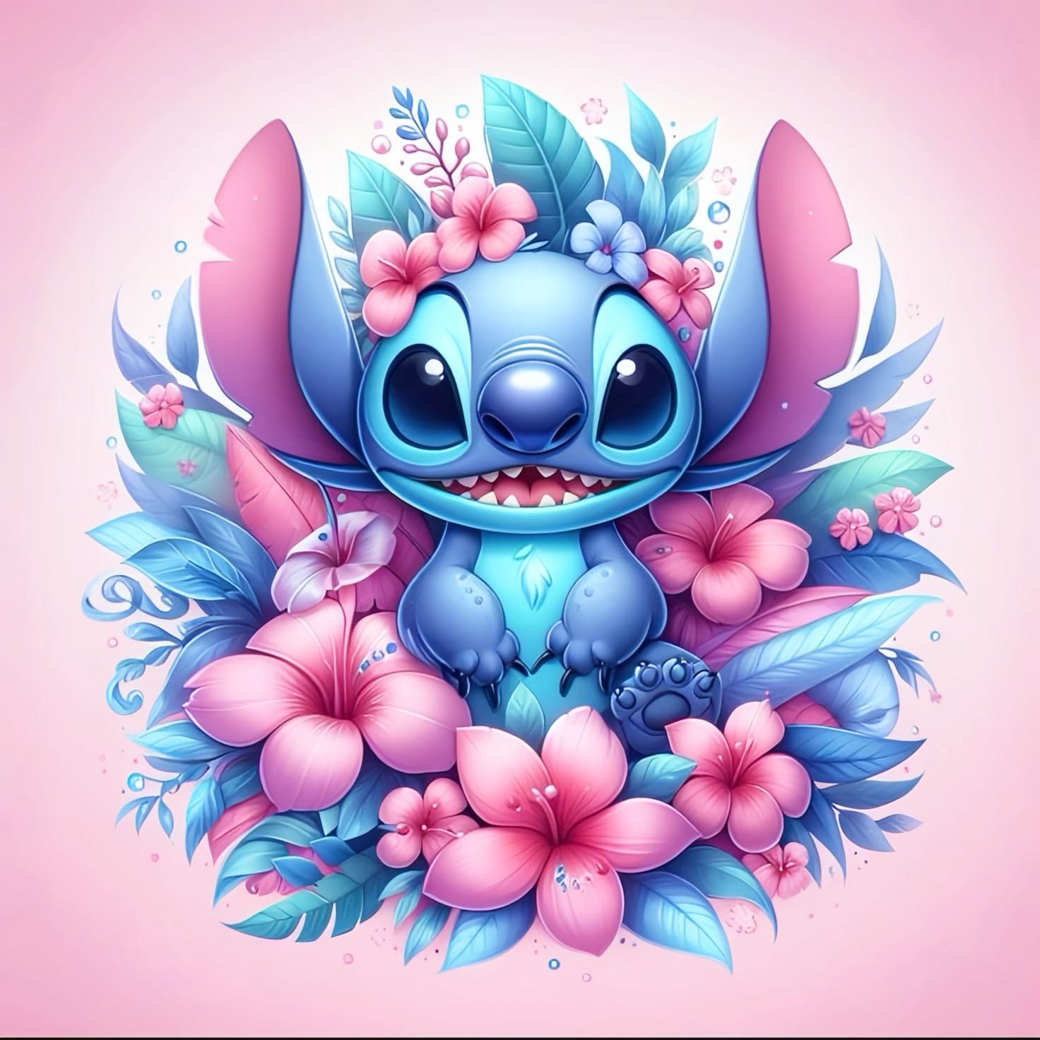 

Дисней Сделай сам Алмазная мозаика Стич Полная квадратная круглая алмазная вышивка Мультяшный цветок Новинка 2024 Креативное хобби Настенное искусство Full Round 30X30cm