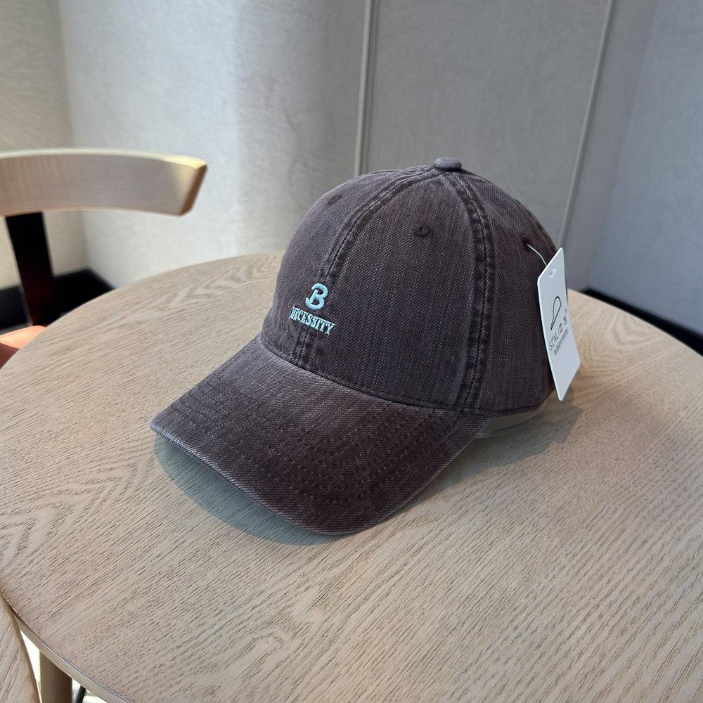 Designer original Sen Li deep top big head baseball cap men and women simple and versatile face small sunscreen cap