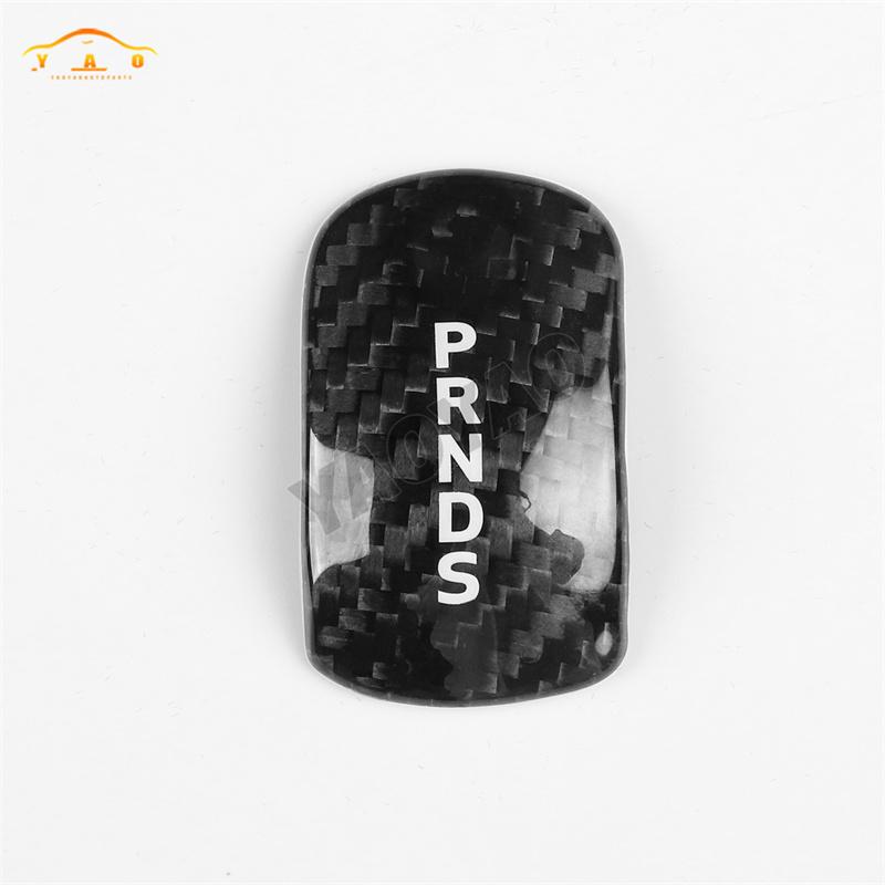 

Car Gear Shift Knob Cover Head Trim Sticker For Ford Mustang 2015 -2024 Car Carbon Fiber Accessories чёрный