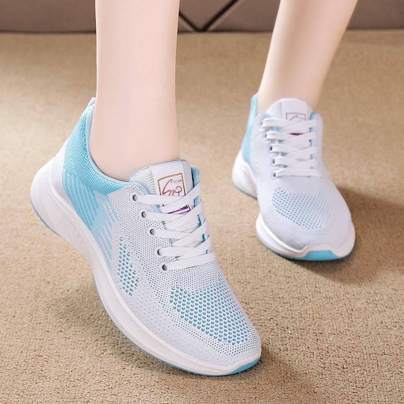 Shoes women's spring new women's single shoes soft sole breathable sports casual shoes fashion sports shoes manufacturers spot