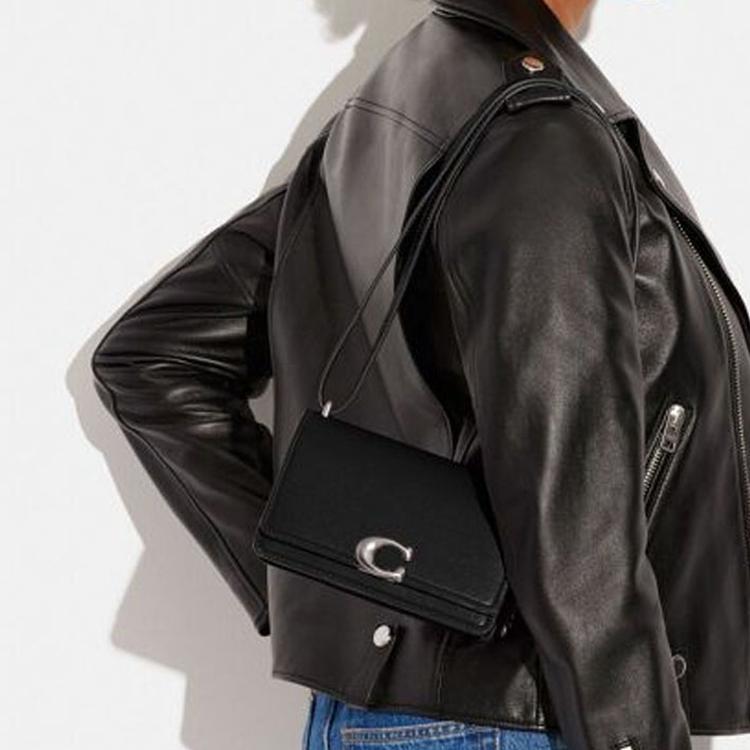Coach Bandit 18 Multifunktionale Tasche Mit C-Schnalle Damen Umhängetasche Schwarz CD724-LHBLK