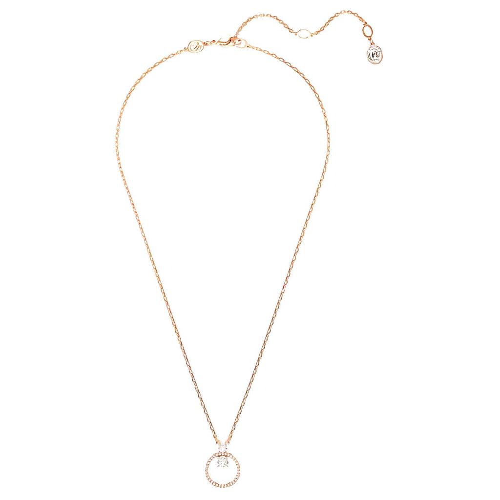 Swarovski Constella Synthetic Cubic Zirconia Necklaces Women's Rose Gold 5692266