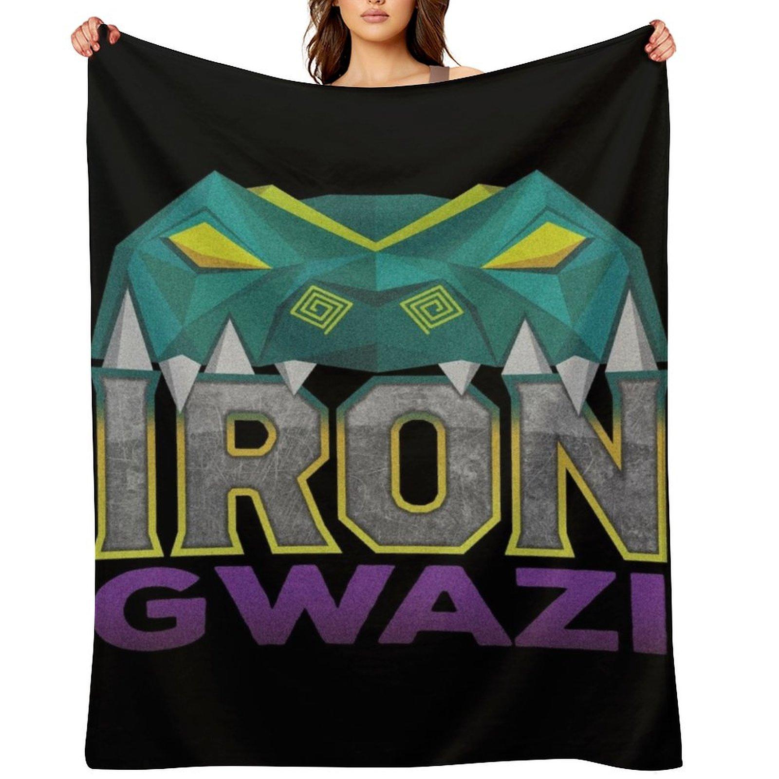 Iron Gwazi Throw Blanket Stuffeds halloween Flannel Baby Blankets 30x40in