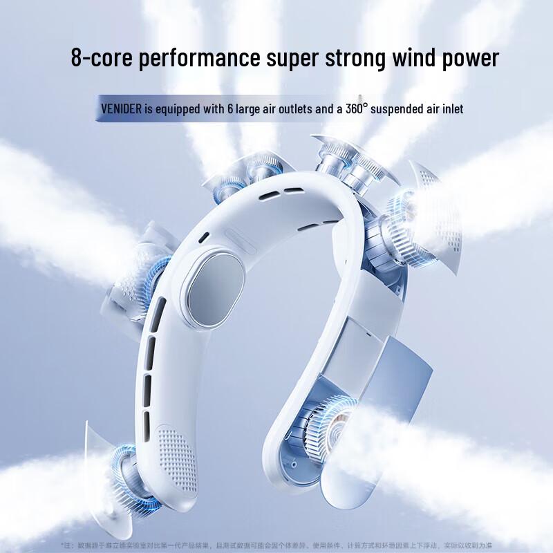 VENIDER Portable Bladeless Neck Cooling Fan