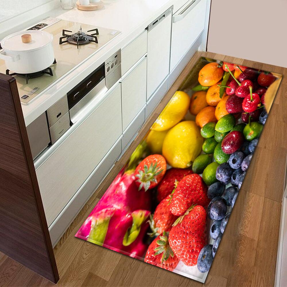 Kitchen Door Mat Bedroom Carpet Non-slip Floor Balcony Corridor Long Carpet Bedside Living Room Floor Mat