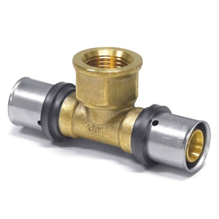 Raccord T Pressfitting 20mm, Filetage Intérieur 3/4