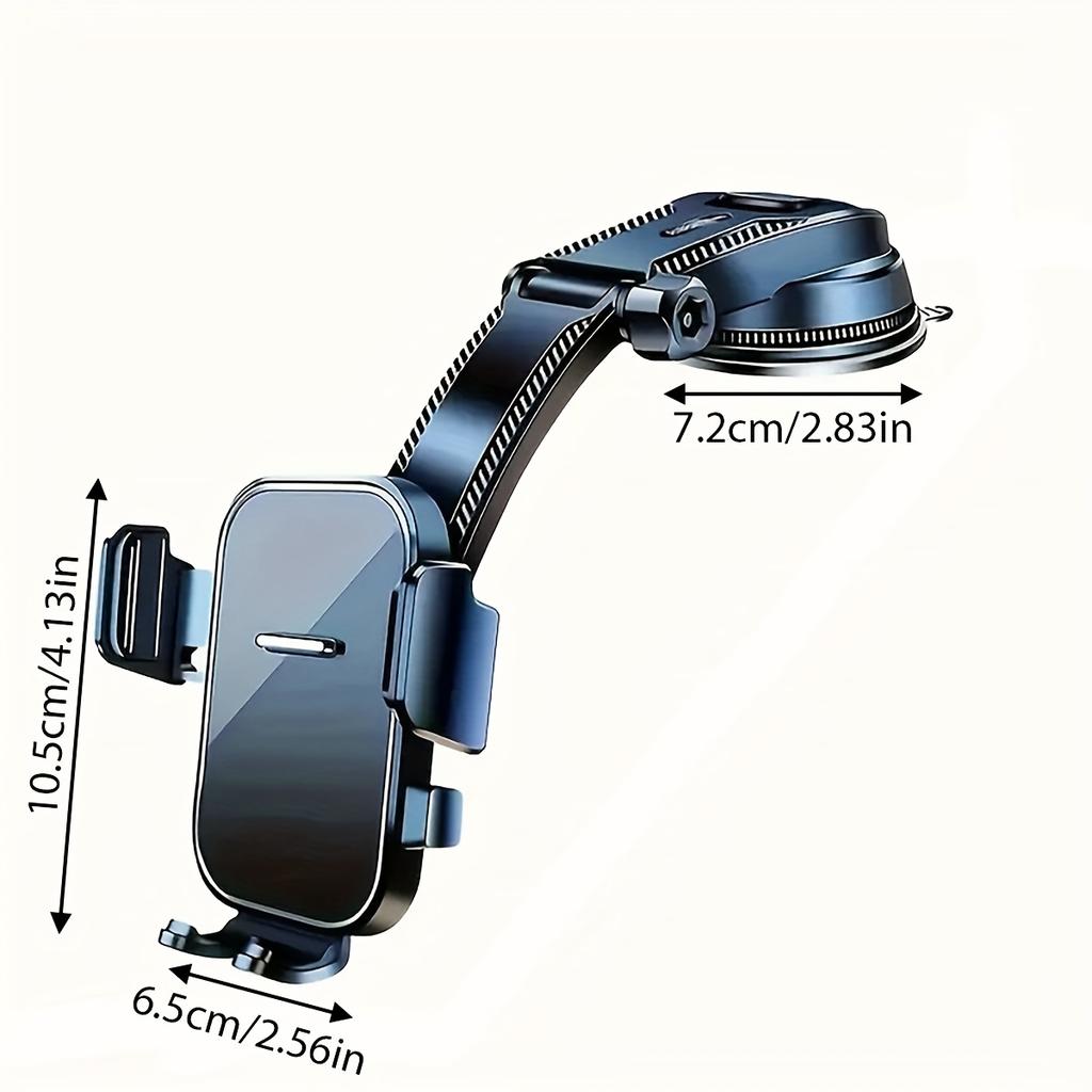 SEAMETAL Car Phone Bracket Dashboard Auto Cellphone Holder Universal Desk Windshield Hanging Phone Holder 360 Degree Rotation