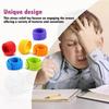 6pcs Wearable Design Sensory Textured Wristbands Childs Slap Band Toy  Adults Office Desk