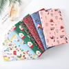 0.5m/1m/2m Pure Cotton Twill Christmas Printed Fabric for Sewing Curtain Scene Decoration Tablecloths Children's Clothing Fabric