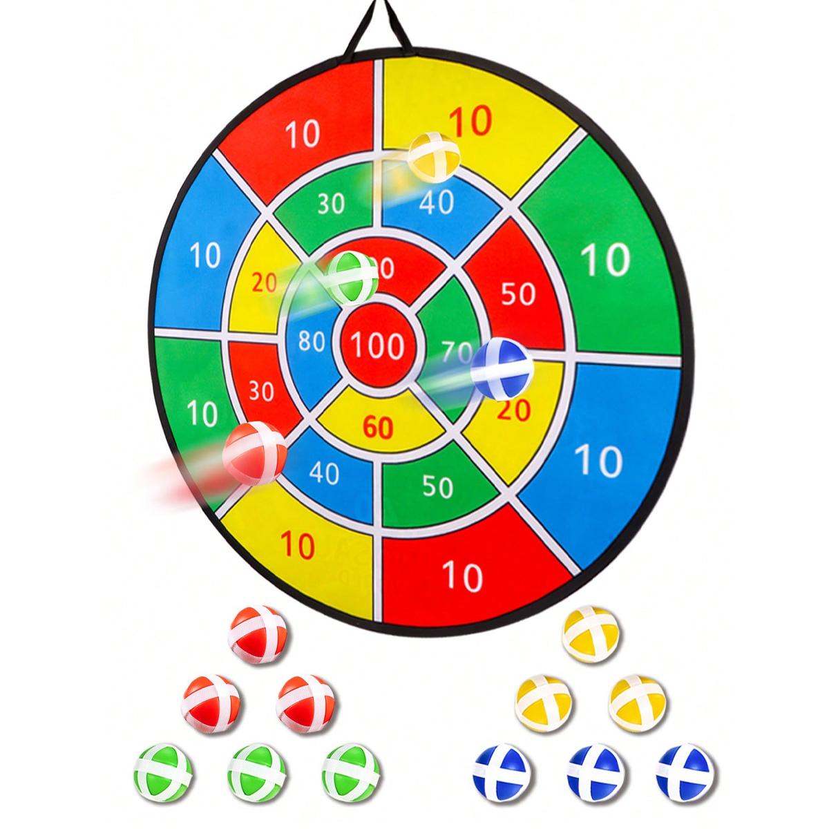 

70cm Large Dart Board Kids Toys With Sticky Balls Indoor/Sport Outdoor Fun Party Play Game For Boys Girls