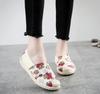 New fashion canvas shoes female student flat white shoes Korean version casual fisherman shoes one pedal lazy shoes