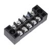 TB‑1505L Terminal Block 5 Positions 600V 15A Dual Row Screw Terminals Strip for Distribution Boxes D
