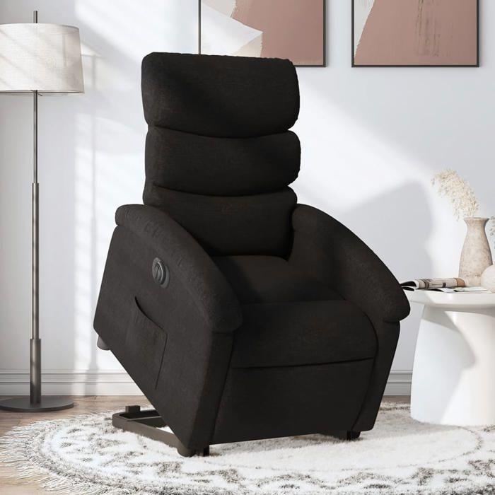 VidaXL Fauteuil Inclinable Électrique, Chaise de Relaxation avec Dossier et Repose-pied Réglables, Siège de Salon, Moderne, 3204004