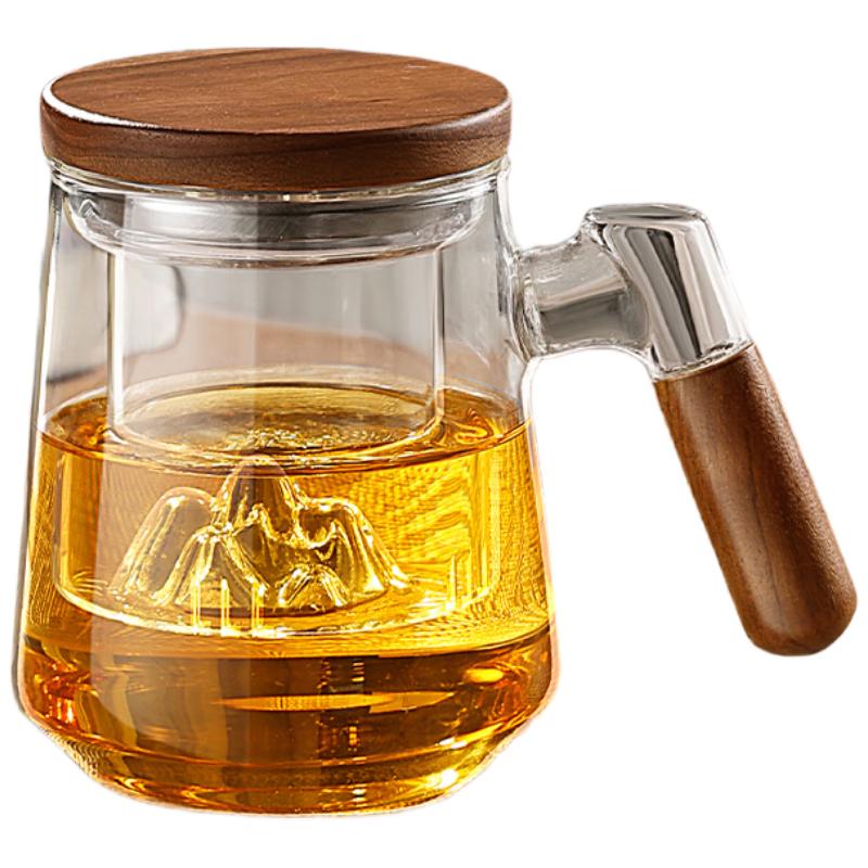 PAKCHOICE Glass Tea Infuser Mug