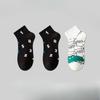 3 Pairs of Boys Spring and Summer Thin Cotton Antiodor Sports 7a Antibacterial Socks